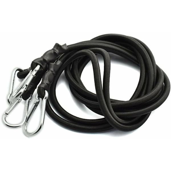 Bungee-tau med kroker 3 størrelser Bungee Bungee med kroker Ekstra sterk Expander Bungees, (3stk, 1m. 2m.3m)