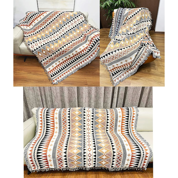 Sydvästlig filt Aztec Navajo och Tribal filtar för soffa säng vardagsrum stol soffa dekorativ 90*150cm