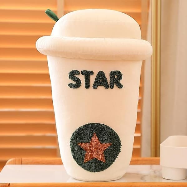 Fylld docka Kaffe kopp kudde