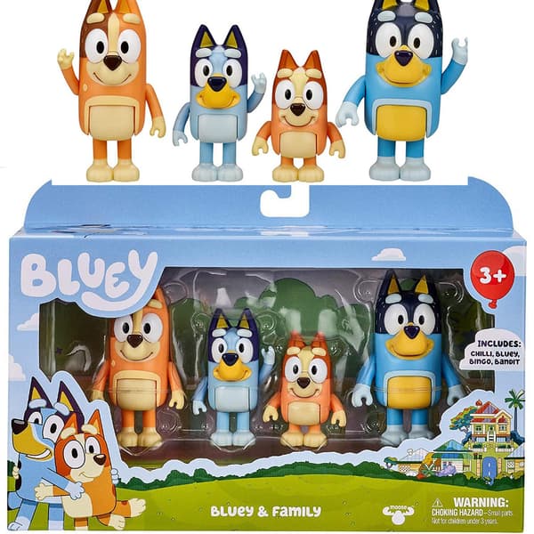 Bluey Figur 4-pak