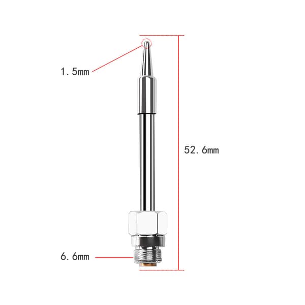 3 stk batteridrevet loddebolt USB loddebolt bærbar mini