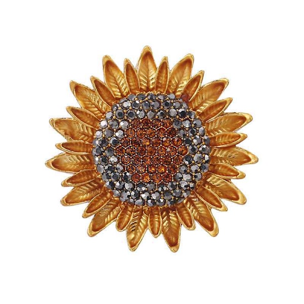 Smycken för kvinnor solros brosch pin för kvinnor mode