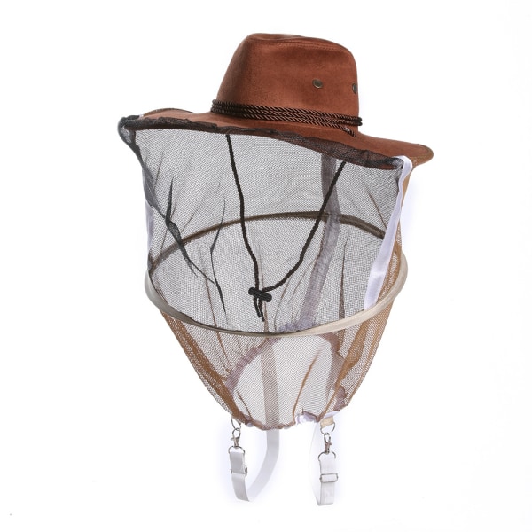 Anti-Bee Hat Mehiläishoito Suojahattu Cowboy Bee Hat 1 kpl