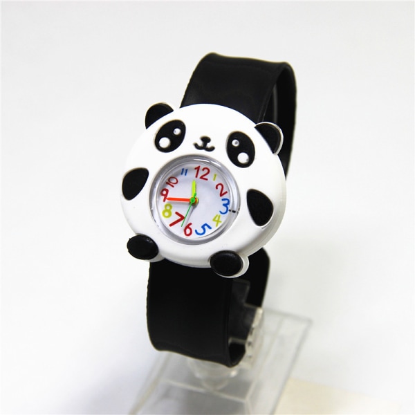 1st Tecknad panda Flickor pojkar Watch Watch Barn Barn Fash