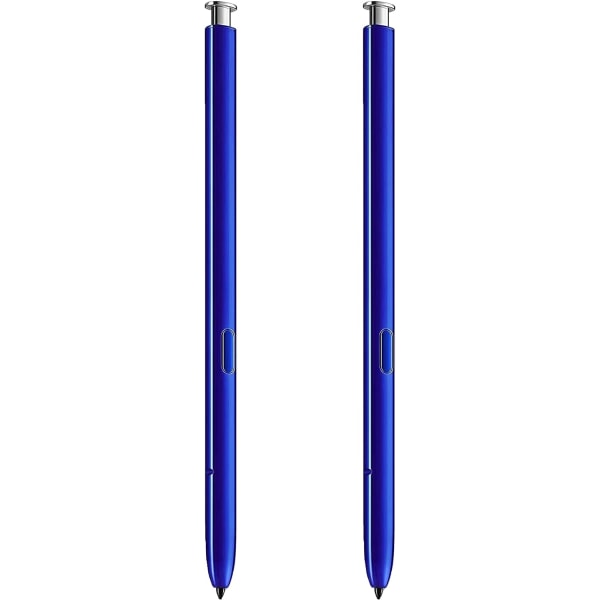 2-pakning blå sølv Note 10 pennereplacement for Galaxy Note 10 Not