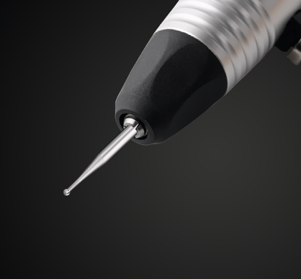 Sæt med 2 diamantspidser, Rund spids, Arbejdsdiameter 2 mm til Gravering til Gravering og Skulptur i