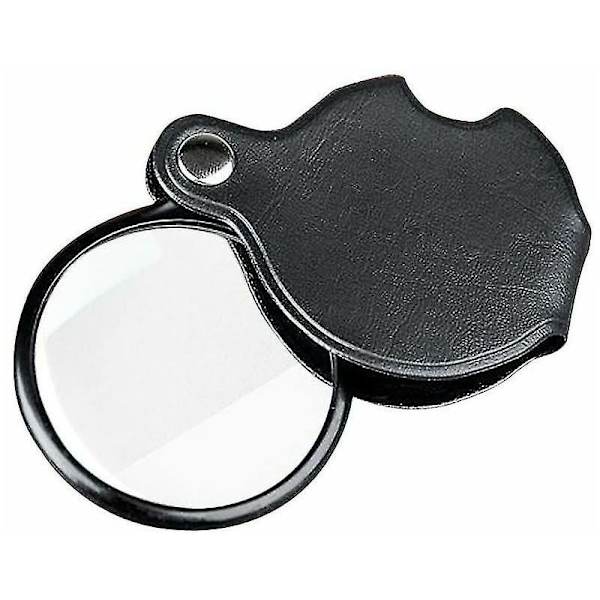Mini lommeforstørrelsesglas 20x sammenklappelig bærbar smykkeforstørrelsesglas