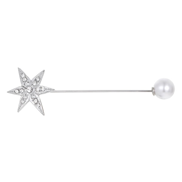 Pearl Moon & Star øreringe Sølv 2 stk
