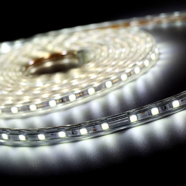 LED-strimmelbelysning, EU-stik 220V 8m Ambient Light Strip Fleksibilitet