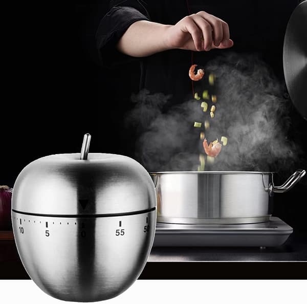Køkken Timer Æble Form Køkken Timer Rustfrit Stål til Cooki