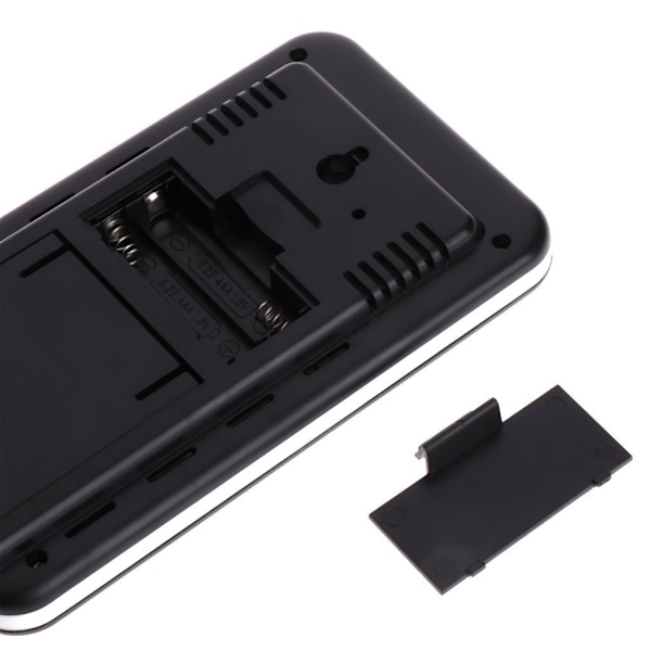 Trådløst Indendørs Udendørs Termometer Ur LCD Termometer ℃ / ℉ Digitalt Indendørs / Udendørs Termometer Ur Temperaturmåling med Sender