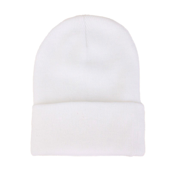 Unisex Beanie for Menn og Kvinner Strikket Lue Vinter Beanies