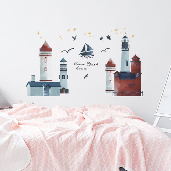 Et sæt miljøvenlige og allergivenlige wallstickers Blødt stof