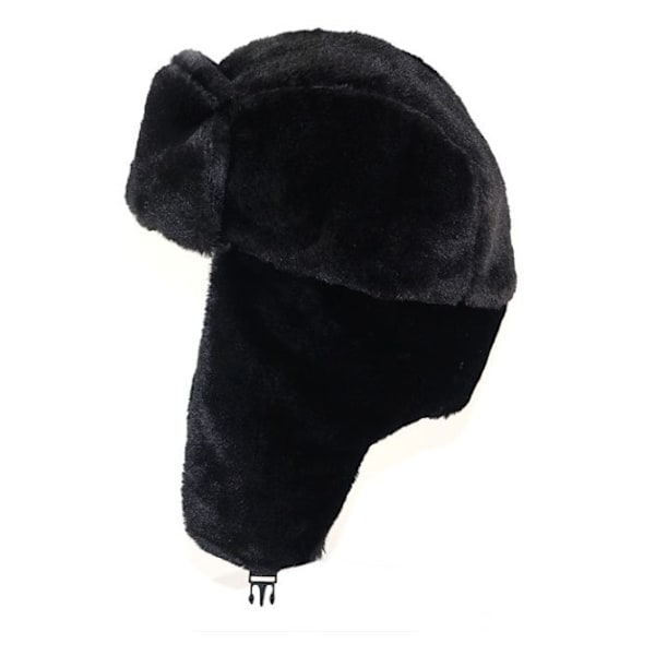 Vuxen Vinter Mysig Plysch Ushanka Rysk Hatt Vindtät Full Huva Öronlapp Hatt Varm Kallsäker Skidjakt Cykling Trapper Hattar