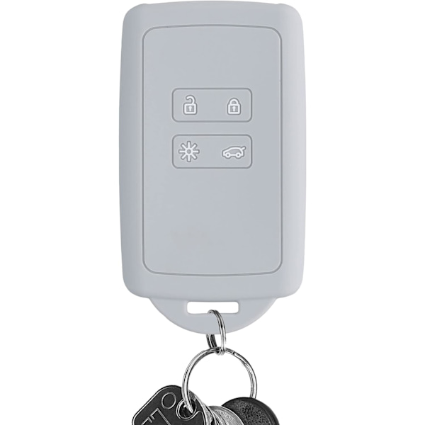 Bilnyckeltillbehör kompatibelt med Renault Smart Key 4-knapps (Key