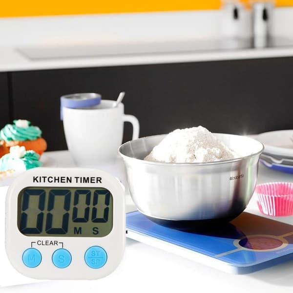 Digital kökstimer - Stor display, Hög tydlig larm - Bra hjälp