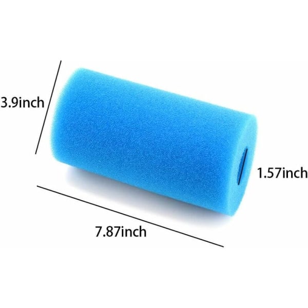 Intex Type A Gjenbrukbar og Vaskbar Bassengskumfilter Pakke med 2