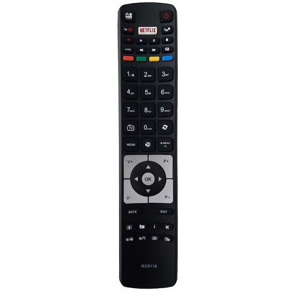 RC5118 vaihtokaukosäädin Hitachi Smart TV:lle NETFL:llä