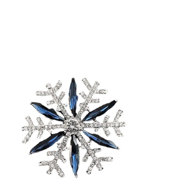 Mote Kvinner Smykker Brosje Pin Crystal Snowflake Flower Style