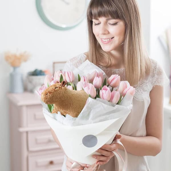 Capybara plys, tegneserie udstoppede dyr dukke vilde dyr udstoppede