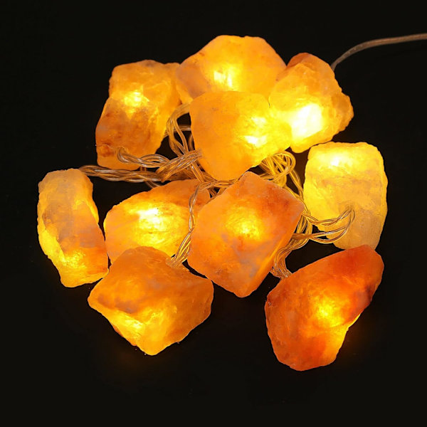 Himalajan suolalamppu valosarja, 10 LED-keiju USB-riippuvalot