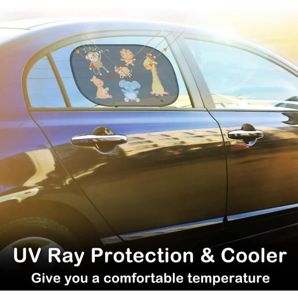 Premium solskydd från Universal Car Sun Protection för barn