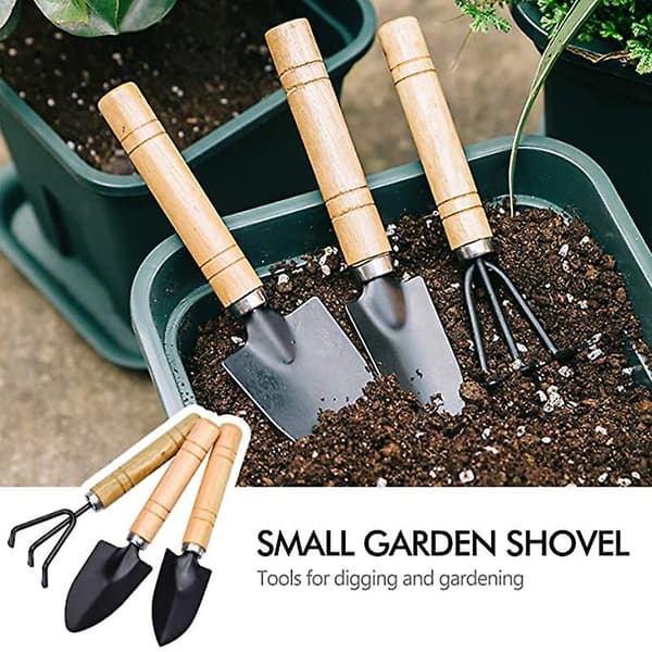 Mini hageverktøy for innendørs og utendørs planter Rust Proof (3