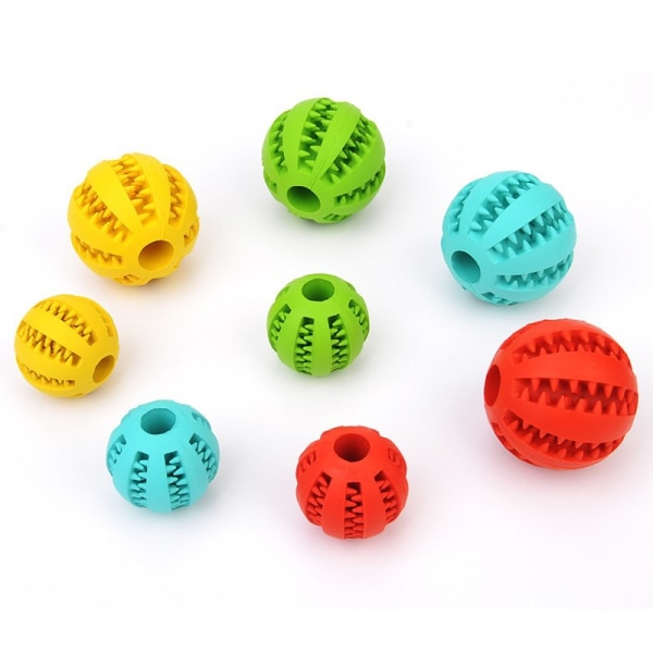 Interaktiv gummikule gul 5*5cm