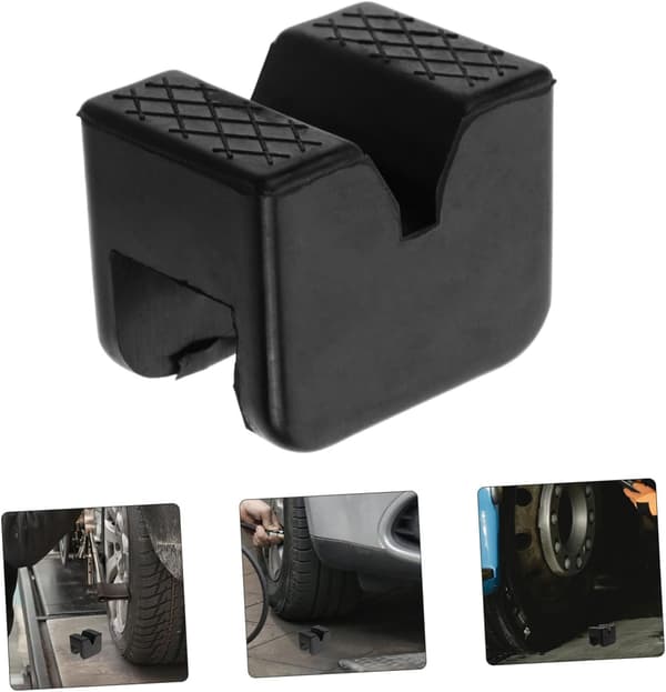 5 st Biljackblock Trailer Jack Pads Jack Stödplatta Gummibilsjackskydd Gummibilsjackplatta Jackplatta