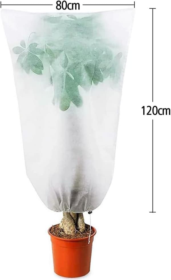 Vinterdeksel for uteplanter, plantebeskyttelse vinter 80x120cm