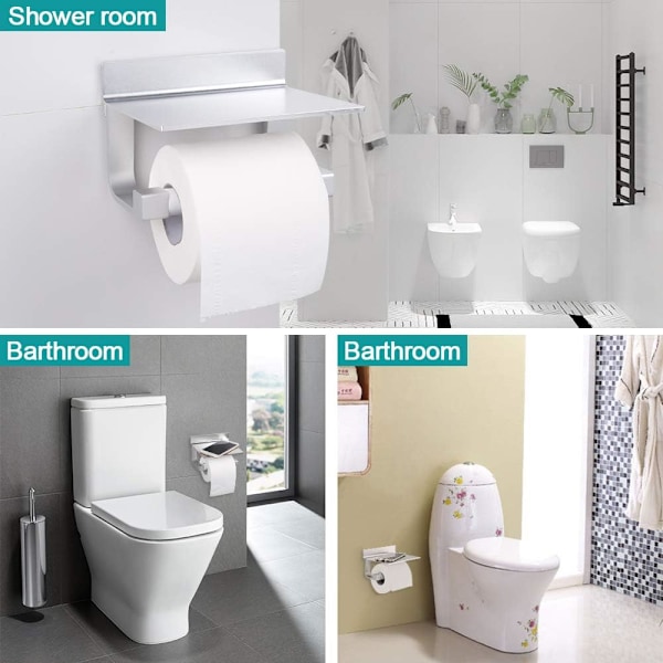 WC-paperiteline Vahva liima WC-paperiteline WC-paperiteline, itseliimautuva, alumiinihopea