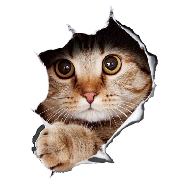 3d Stereo Cat aftagelige bilklistermærker Anime Funny Decoration Kitte