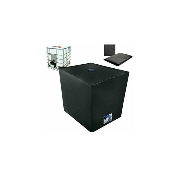 Vattentanksskydd, Skydd för 1000 L Ibc-tank, Anti-damm Anti-Uv An