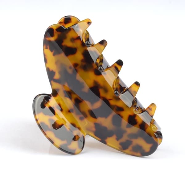 Hårklo Banan Clips skildpadde Spænder Celluloid Fransk Design