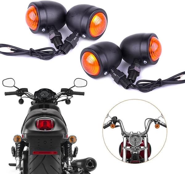 Motorcykel Blinklys Retro Blinklys Lys Blinklys Lig