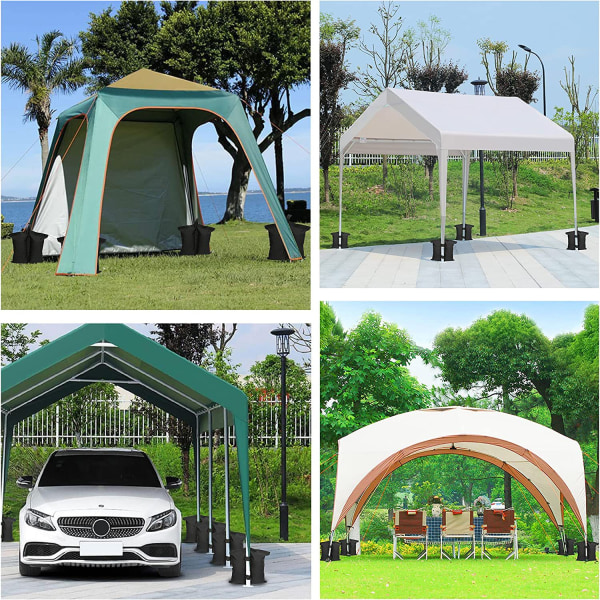 Gazebo Sandvikter, 4-pack vikter, benvikter, skuggtält, parasoll