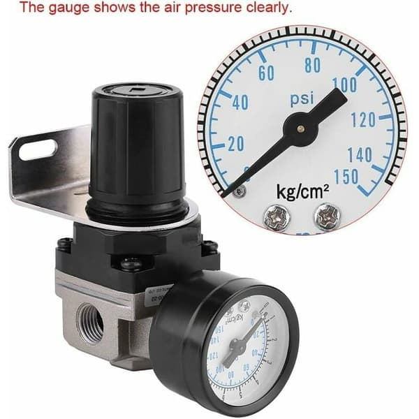 Lufttrykksregulator, AR2000-02 G1/4 Luftdrevet kompressor med