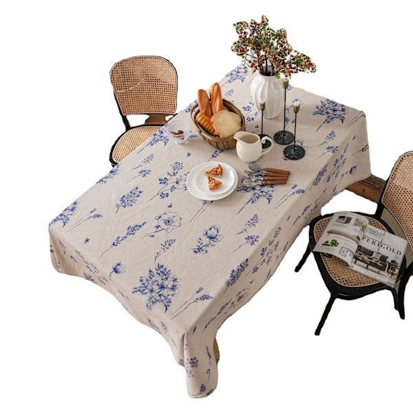 Söt rektangulär bordsduk, bordsduk 140 x 250 cm, bordsduk