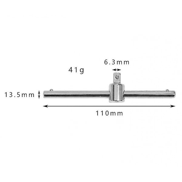 Liukukahva 1/4''110mm