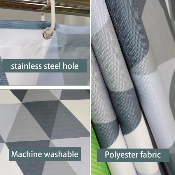 Polyester Dusjforheng 180 x 200 cm, Vanntett og Muggsikkert Dusj