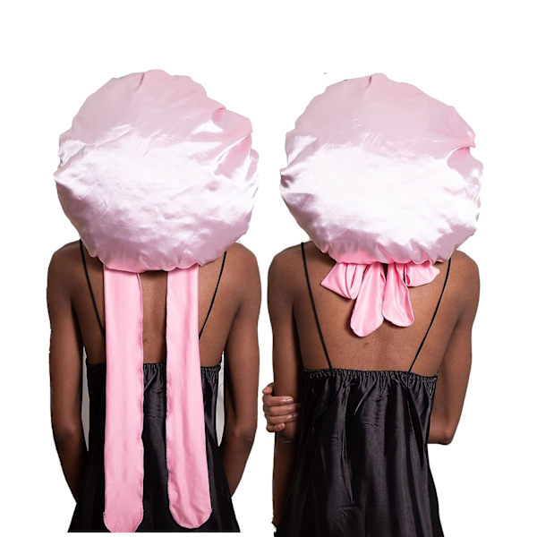 Silke Bonnet Satin Bonnet Hår Bonnet til at sove Sleep Bonnet Ni
