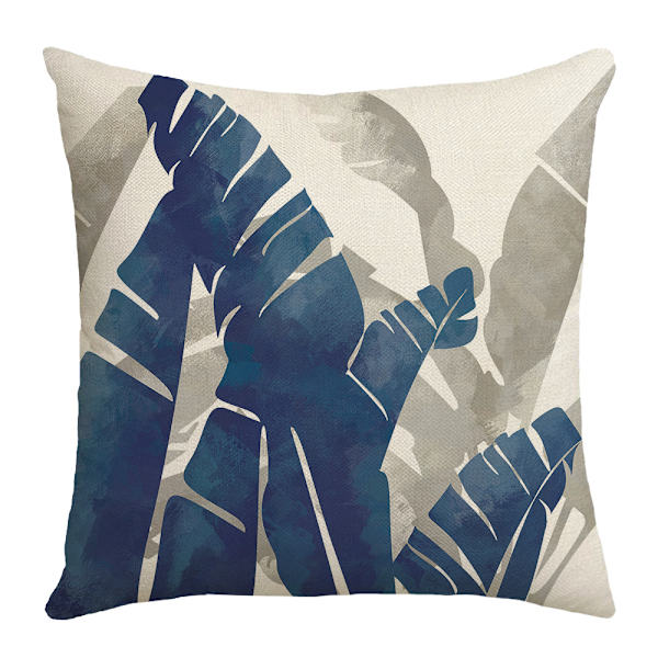 Set med 4 stycken enkla kuddfodral 45 x 45 cm, Kuddfodral för