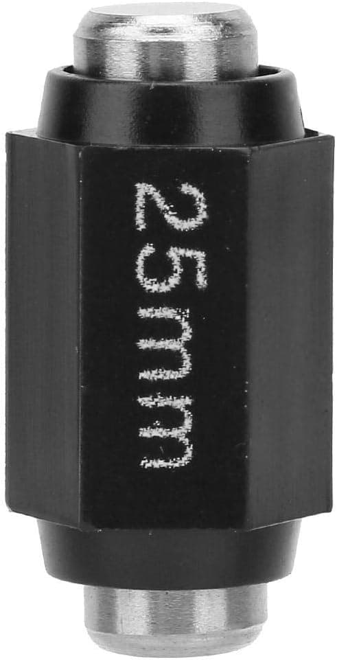 Standard Udvendig Mikrometer Kalibreringsblok, Universal Rustfrit Stål Udvendig Mikrometer Kalibreringsstang til Detektion Eftersyn(25mm)