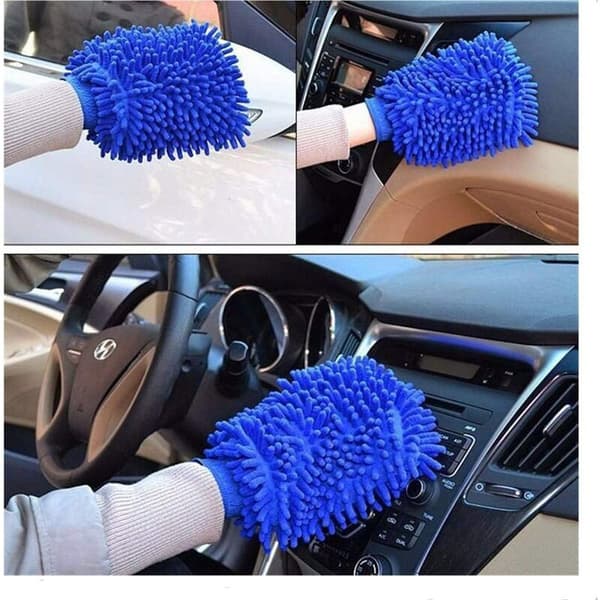 Mikrofiber Chenille Tvättvante Bil Tvättvantar för Rengöring Kitche