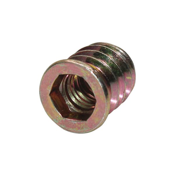 20 stk pakke sinklegering gjengede sekskantmutter, sinklegering innlegg mutter sortiment (M815mm)