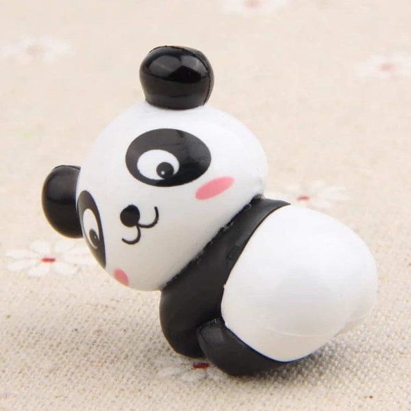 Panda Doll Mini Panda Toy Panda Tårtdekoration Söt Panda Birthd