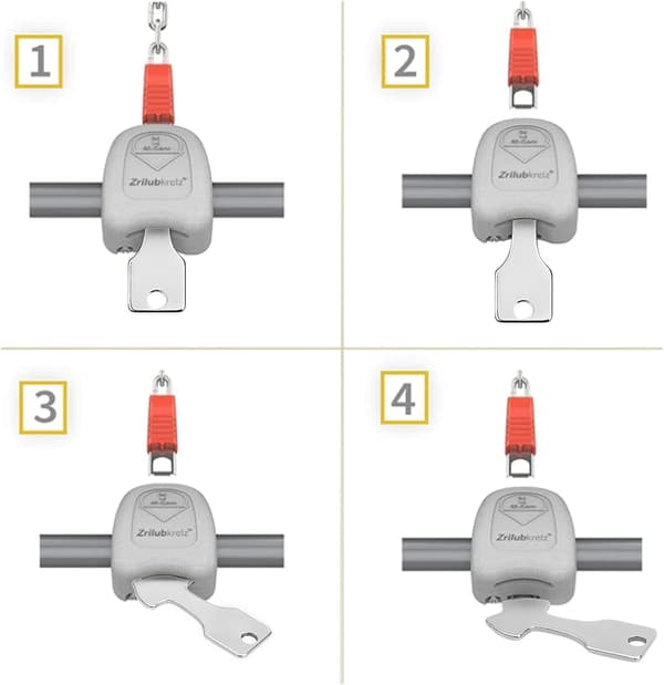 Indkøbsvogns-token Universal Indkøbsvogns-chip Rustfrit Stål Indkøbsvogns-token Nøgleformet Token til Indkøbsvogne, To Modeller Indkøbsvogns-til