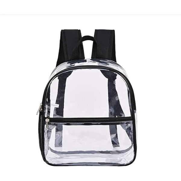 Transparent ryggsäck, stor kapacitet, enkel skolväska för elever,