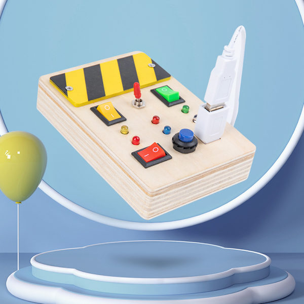 Travel Toys with Light Up LED Buttons and Sound, Baby Fidget Toys Learning Toys Toddler Gifts