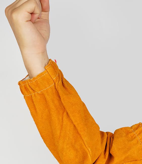 Läderarmbågskydd för svetsning